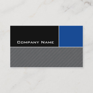 Visite Rayures bleues modernes de carte d'entreprise de