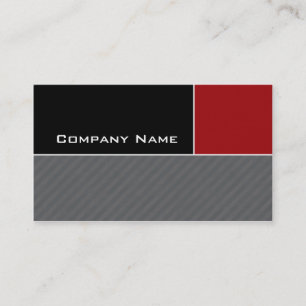 Visite Rayures modernes de rouge de construction de carte
