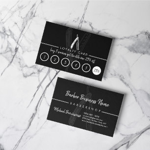 Visite Razor Barber Coiffure Coiffeur Carte de Fidélité