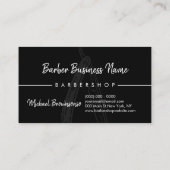 Visite Razor Barber Coiffure Coiffeur Carte de Fidélité (Dos)
