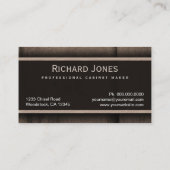 Visite Récupération du mobilier Restauration Carte de vis (Dos)