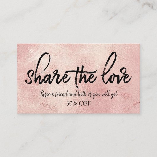 Visite Référez Une Carte De Référence À Un Ami Élégant Et (Devant)