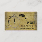 Visite Réparation de bicyclette d'affaires ou carte (Dos)