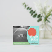 Visite RÉPARATION DE BICYCLETTES Puissance, Carte de visi (Debout devant)