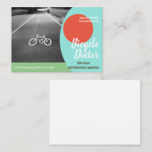 Visite RÉPARATION DE BICYCLETTES Puissance, Carte de visi (Devant / Derrière)