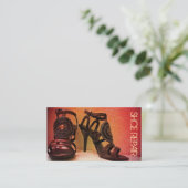 Visite Réparation de chaussures, chaussures, Carte de vis (Debout devant)