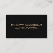 Visite Réparation de chaussures, chaussures, Carte de vis (Dos)