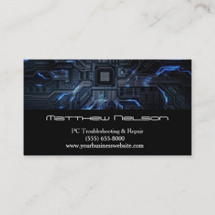 Visite Réparation du technicien de la carte mère bleue de