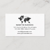 Visite Réservation de tourisme de carte du monde (Dos)