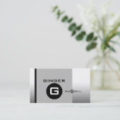 Visite Restaurant blanc noir argenté de BW 3 de carte de (Debout devant)