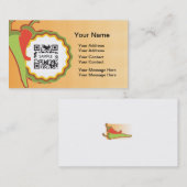 Visite Restaurant de Mexicain de modèle de carte de (Devant / Derrière)