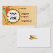 Visite Restaurant de Mexicain de modèle de carte de (Devant / Derrière)