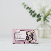 Visite Rétro carte vintage de restauration de (Debout devant)