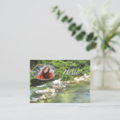 Visite River South 0365 Code QR Carte de Présentation Soc (Debout devant)