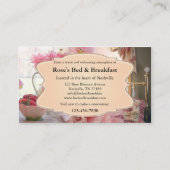 Visite Romantique Vintage Chambres d'hôtes Carte de visit (Devant)