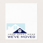 Visite Rooftop bleu, Carte de changement d'adresse (Extérieur déplié)