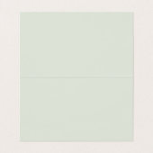 Visite Rose blanche mariage, carte de place hydrangea (Intérieur déplié)