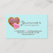 Visite Rose de chocolat de coeur de biscuits de carte de (Dos)