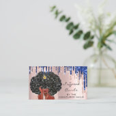 Visite Rose de la carte de fidélité 10 punch Curly Drips (Debout devant)