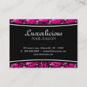 Visite Rose de luxe de couronne de mode de salon de carte (Dos)