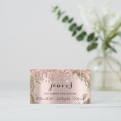 Visite Rose Mariage de la carte de réception (Debout devant)