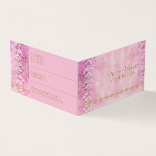 Visite Roses roses roses Damask Grunge - Carte de visite,