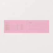 Visite Roses roses roses Damask Grunge - Carte de visite, (Intérieur déplié)