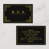 Visite Royaume-Uni / Euro, 8,5 cm x 5,5 cm Carte de visit (Devant / Derrière)