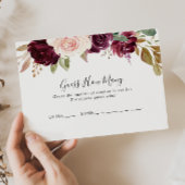 Visite Rustic Floral Botanical Devine Combien De Carte De