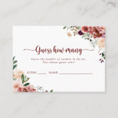 Visite Rustic Summer Floral Devine Combien De Carte De Je (Devant)