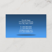 Visite Saint Croix Lumière Salle Bleue Pasteur Carte de v (Dos)