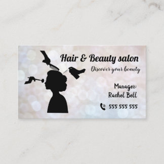 Visite Salon de beauté et de coiffure Beau Carte de visit