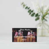 VISITE SALON DE FANTAISIE DE CLOU DE MODÈLE DE CARTE DE (Debout devant)