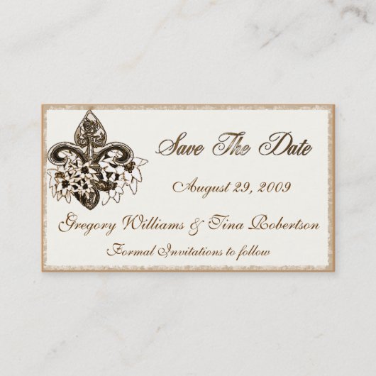 Visite Sauvez le modèle de carte de clôture de date (Devant)