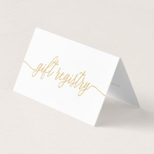 Visite Script Simple Avec Carte De Registre Cadeau Photo