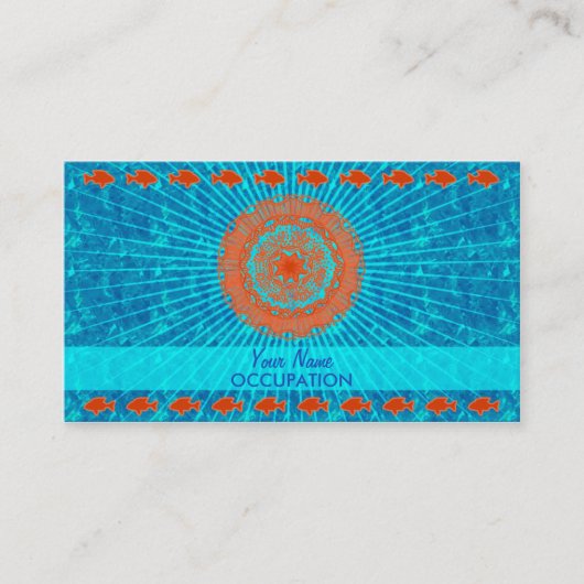 Visite Scuba - Affaires, carte de profil (Devant)