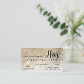 Visite Séquence or glamour Parties scintillant carte de c (Debout devant)