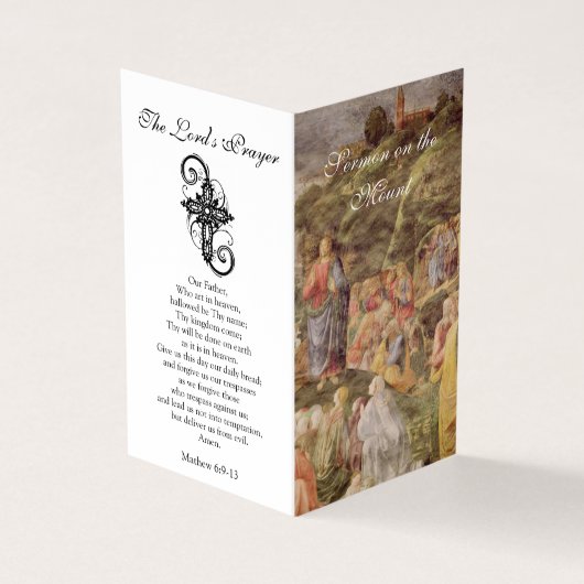 Visite Sermon sur le Mont - Carte de prière (Extérieur)