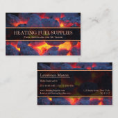 Visite Service de chauffage professionnel - Carte de visi (Devant / Derrière)