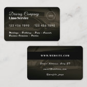 Visite Service de limousine de carte de crédit  (Devant / Derrière)