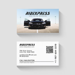 Visite Service de location de voitures noires Carte de vi