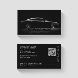 Visite Service de location de voitures noires Carte de vi