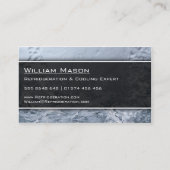 Visite Service de refroidissement professionnel - Carte d (Dos)