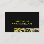 Visite Service de restauration, Nourriture, Carte de visi (Dos)