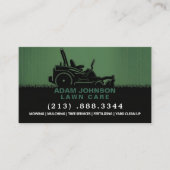 Visite Service de tonte de pelouse professionnel Carte d' (Devant)
