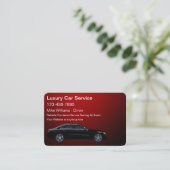 Visite Service de voiture de luxe classique Uber Carte de (Debout devant)