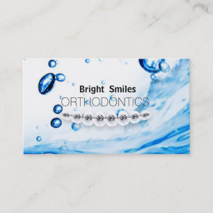 Visite Service dentaire dentaire Orthodontiste Carte de v
