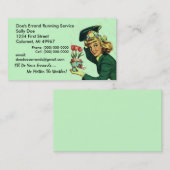 Visite Services courants de rétro course du carte de (Devant / Derrière)