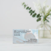 Visite Services de construction moderne carte d'affaires (Debout devant)