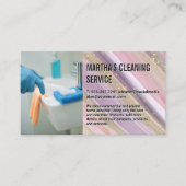 Visite Services de nettoyage | Fournitures | Carte de vis (Devant)